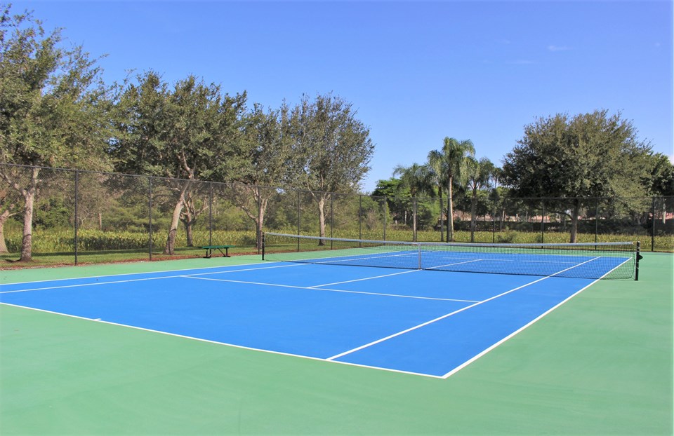 tennis courts
